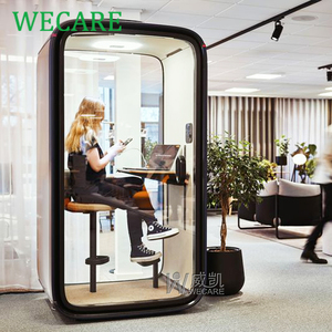 Wecare prefab cabin nhà di động trong nhà không gian làm việc viên nang văn phòng họp điện thoại nghiên cứu táo cabin Pods để bán - Product Image 6