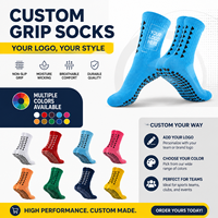 Chaussettes de sport en coton jacquard pour homme avec logo personnalisé, chaussettes rembourrées antidérapantes pour le basketball, le football et la gym