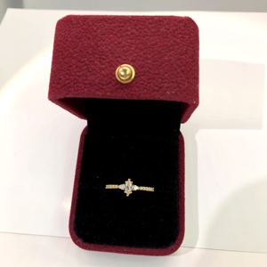 Diadème personnalisé en cristal de zircone cubique, diamant, argent sterling 925 plaqué or, bague de mariage de <span class=keywords><strong>luxe</strong></span> pour femmes - Product Image 4