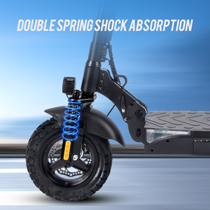 Scooter électrique tout-terrain T4 en alliage d'aluminium, puissant, réglable en hauteur, fabriqué en Chine, <span class=keywords><strong>pas</strong></span> <span class=keywords><strong>cher</strong></span>, pour adultes - Product Image 4