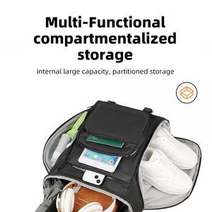 Mochila Deportiva de Gran Capacidad, para Viajes de Negocios, con Compartimento Independiente para Zapatos, Separación entre Seco y Húmedo, para Entrenamiento - Product Image 2