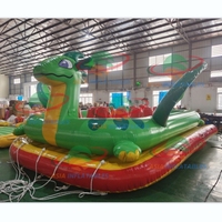 Tube gonflable rotatif remorquable pour sports nautiques, bateau banane et jet ski, ski remorquable, canapé confortable, jouets aquatiques