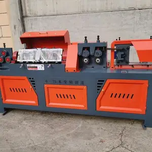 GT4-14 Hot Sale Rebar Straightening And Cutting Machine For Manufacturing Plant Bar Steel Metal Straightening Machinery