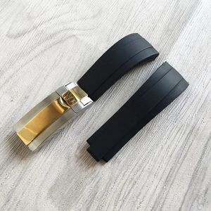 Özel logo 20mm TPU kauçuk saat kayışı nefes özelliği ile Metal toka değiştirme ile su geçirmez dalgıç kayış bilezik - Product Image 2