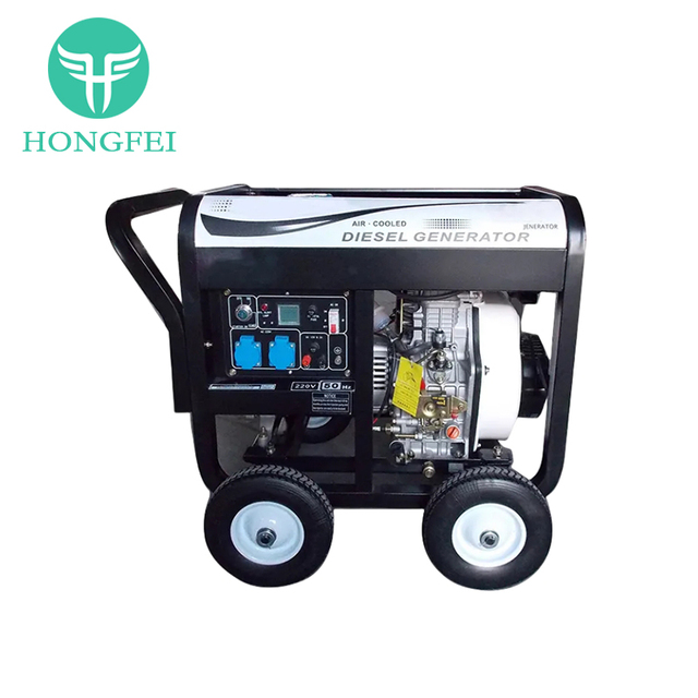Outdoor Portable Bass Energy Saving Factory Wholesale Supply 6KW Diesel Turbine Generator Alternator Prices