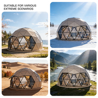Vente directe d'usine, tente géodésique d'extérieur, tente transparente de grande taille pour événements de fête, tente de luxe en forme de dôme