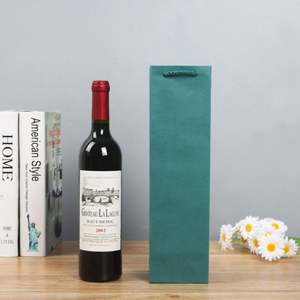 Bolsas de Papel Impresas Personalizadas de Excelente Calidad, Ecológicas, Reciclables, de Nuevo Diseño, Ideales para Vino Tinto - Product Image 1