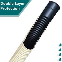 Tuyau de drainage flexible ondulé pour climatiseur, longueur personnalisée, pièces détachées, installation facile