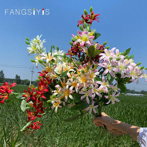 70cm Soyeux Artificiel <span class=keywords><strong>Chèvrefeuille</strong></span> Fleurs pour Mariage Bureau Jardin <span class=keywords><strong>D</strong></span>écor pour Graduation Fête des Mères Saint Valentin Tir - Product Image 2