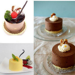 Molde redondo de silicona para magdalenas de 8 cavidades para Mousse de <span class=keywords><strong>Chocolate</strong></span>, pan, pudín de gelatina, Helado, postre, utensilios para hornear, embalaje de bolsa OPP - Product Image 5