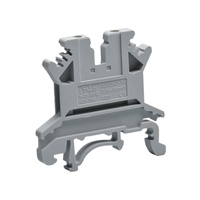 Bloc de bornes à vis pour rail DIN pour armoire de commande PLC, câblage externe, section transversale nominale 1,5 mm², 500V, 17,5A