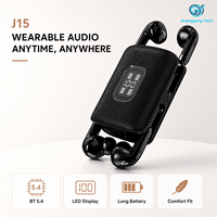 Audífonos J15 TWS con Función de Emparejamiento Dual, V5.4 HIFI, Cancelación de Ruido ENC, Pantalla LED, IPX5, Táctiles, Semi-Intraaurales, Deportivos, Batería de Larga Duración, OEM, ODM