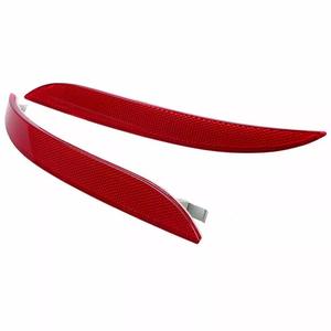 Reflectores de parachoques para Bmw Serie 5 E60 08-10, piezas de repuesto izquierda y derecha de ABS rojo - Product Image 3