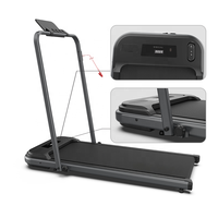 Tapis roulant électrique silencieux de haute qualité pour le bureau et la maison, portable, avec télécommande, écran LED, haut-parleur Bluetooth