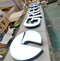 Panneau publicitaire lumineux en acrylique personnalisé DakeSign avec éclairage frontal, conception gratuite, OEM ODM pour la publicité et la décoration de vitrines de magasins, enseigne lumineuse