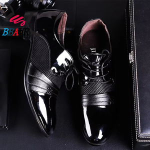 Zapatos Casuales Formales de Negocios para Hombre de Tallas Grandes, Transpirables, con Absorción de Impactos, con Cordones, Punta en Pico, Entresuela de PU/EVA/PVC - Product Image 4