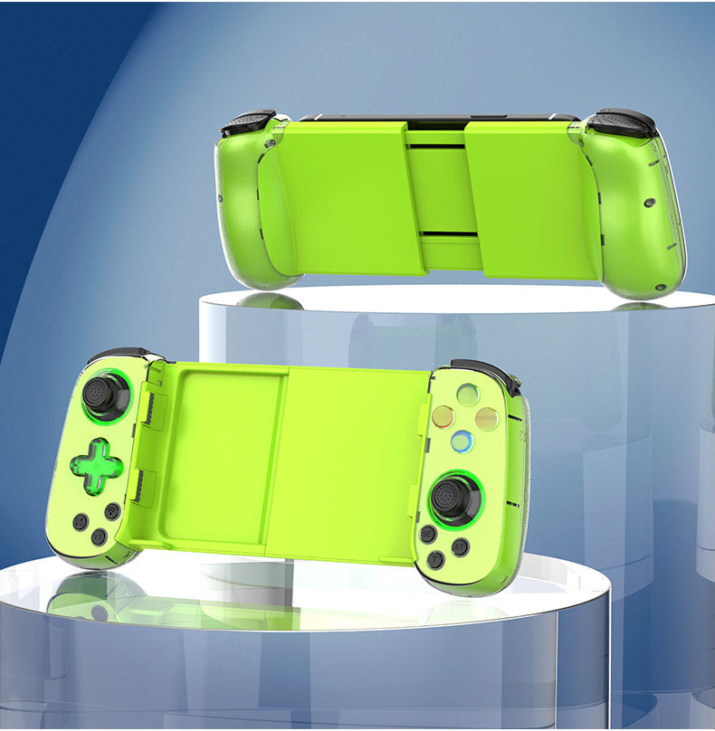 ORANGLES Ye D7 LED Wireless Stretching Gamepad | Bluetooth 5.0 Portable Joystick with RGB Lights, Telescopic Phone Controller for Android & PC – Upgrade from D6 (Kuwait) - angled perspective - presenting advantages - Image 4 of 6 | fits any environment | Purchase Ye D7 LED Wireless Stretching Gamepad | Bluetooth 5.0 Portable Joystick with RGB Lights, Telescopic Phone Controller for Android & PC – Upgrade from D6 (Kuwait) Michigan | Free Shipping ORANGLES