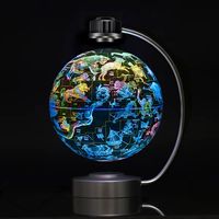 Globo Terráqueo Magnético Flotante con Mapa del Mundo