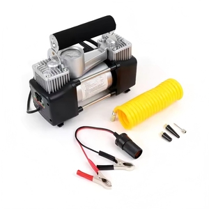CLAUTOOL 12V Portable <b>Car</b> Pump Heavy Duty Double Cylinder With Tire Monitor Box Packing VKY7130-D Pump F - Product Image 5
