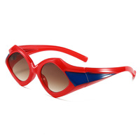 2024 nouvelle mode punk designer lunettes de soleil femmes hommes ins tendance plage accessoires extérieur uv400 luxe lentes de sol