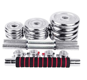 Bộ Tạ Tập Thể Dục Thể Thao Tập Luyện 15 20 30KG Với Thanh Nhiều Màu Sắc - Product Image 3