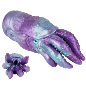 G6504 DeepSea Qhela Poupée de masturbation masculine en silicone avec poche d'entraînement pour pénis, 6 antennes, vagin réaliste, jouets sexuels pour hommes - Product Image 1