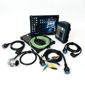 Laptop V110 + Multiplexor OBD2 MB Star SD Connect C4 y Función WIFI DOIP para Diagnóstico de Autos y Camiones 12V y 24V - Product Image 1