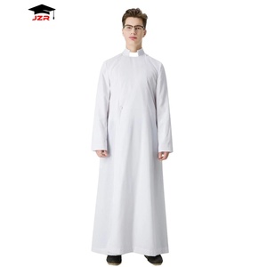 White <strong>Anglican</strong> Clergy Customizable Unisex <strong>Anglican</strong> <strong>Priest</strong> Robe Church Cassock Durable Liturgical <strong>Vestments</strong> - Product Image 2