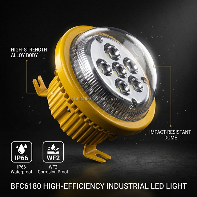 IP66 LED Floodlight Explosion Proof High Power Energy Saving Area Light for Industrial Workshop Warehouse Refineries