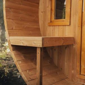 เตาซาวน่าไม้แบบถังทรงกระบอก แข่งขันได้กับซาวน่าทั่วไป สำหรับใช้งานกลางแจ้ง ทำจากไม้ซีดาร์ ขายดี - Product Image 5