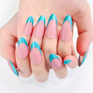 <span class=keywords><strong>Faux</strong></span> <span class=keywords><strong>ongles</strong></span> verts français épais personnalisés à prix abordable, de haute qualité, en ABS, à couverture complète, <span class=keywords><strong>avec</strong></span> <span class=keywords><strong>colle</strong></span> pour salon de manucure - Product Image 5