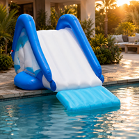 Grand jouet gonflable flamant rose pour piscine avec poignées de sécurité, pulvérisation d'eau, matière PVC, capacité 400 lbs. Capacité 12 ans
