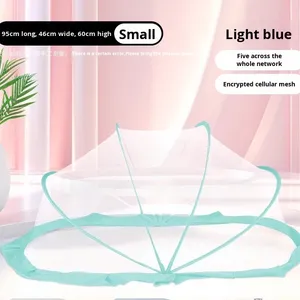 가을 시즌 가정용 풀 커버 모기장 특수 그늘이있는 휴대용 접이식 유아용 침대 - Product Image 6