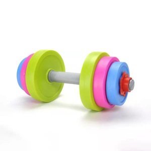 Einstellbare Bodybuilding-Trainings geräte Training Muskel Kinder Spielzeug Hantel <span class=keywords><strong>Set</strong></span> für Kinder Fitness studio - Product Image 1