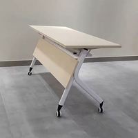 Table de formation pliable de haute qualité, bureau d'ordinateur confortable et durable, table de formation pour le personnel