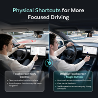 Ottocast Tesla Model 3 Model Y Magic Button Contrôleur de raccourcis physique à commande tactile pour utilisation sans vue, Agent de marque FCC, Vente en gros