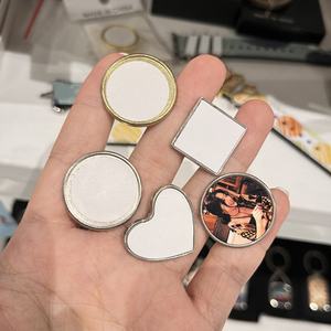 昇華ボタンピンブランク、ピン付き、25mm昇華ラペルピンボタンブランク、DIYクラフト用熱転写バッジ - Product Image 3