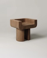 Table en bois de luxe moderne et chaise design individuelle pour salon, hôtel, chambre à coucher – Ensemble de meubles d'appoint luxueux et rembourrés