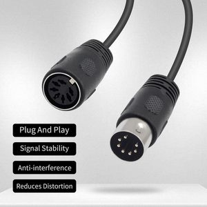 Cable de Extensión DIN de 7 Pines Macho a Hembra, Cable Extensor de <span class=keywords><strong>Audio</strong></span> Profesional Premium de 7 Pines DIN para <span class=keywords><strong>Bang</strong></span> & <span class=keywords><strong>Olufsen</strong></span>, Naim, Quad Ster - Product Image 5