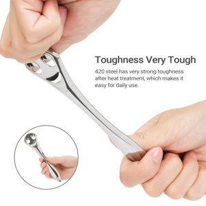 Nouveau gratte-langue en acier inoxydable avec visage souriant 2023 pour l'hygiène buccale et le nettoyage de la langue - Product Image 2