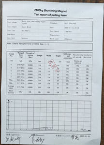 מגנט shuttering הפופולרי ביותר 2100 ק "ג עבור בטון מראש - Product Image 3