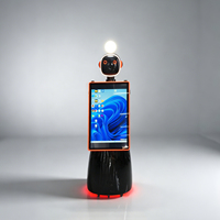 Booth Selfie Robotik Mobile Portabel dengan Pengeditan Otomatis untuk Aktivasi Merek Pop-Up, Kampanye Mobile, dan Acara