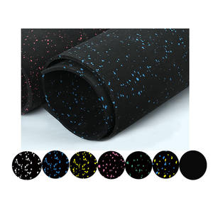 운동 장비 8mm 3mm 고무 매트 홈 체육관 피트니스 체육관 고무 바닥 롤 - Product Image 3