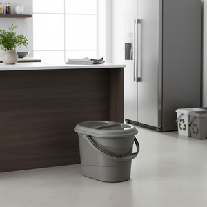 Cestino per rifiuti 37 x 29,5 x 27,5, grigio ecologico - Product Image 3