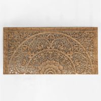 Tête de lit rectangulaire King Size murale en panneaux de particules sculptés à la main, mobilier moderne FANYIGE Z0866