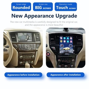 Aoonav 10.4 Inch Car Radio for Nissan Pathfinder 2012-2020 Android Vertical Touch Screen Gps GPS Navigation Video Player 128GB - Product Image 3