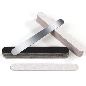 <span class=keywords><strong>Lime</strong></span> à ongles à base de métal à bord rond et longue bande remplie de papier de verre zèbre 100/150/180/240 grains <span class=keywords><strong>lime</strong></span> à ongles jetable à peler et à coller - Product Image 5