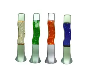 Factory Price Table Glitter lamp Led Motion Custom Wholesale Portable Teen Room Decor Automatic Color Changing Lava lamp