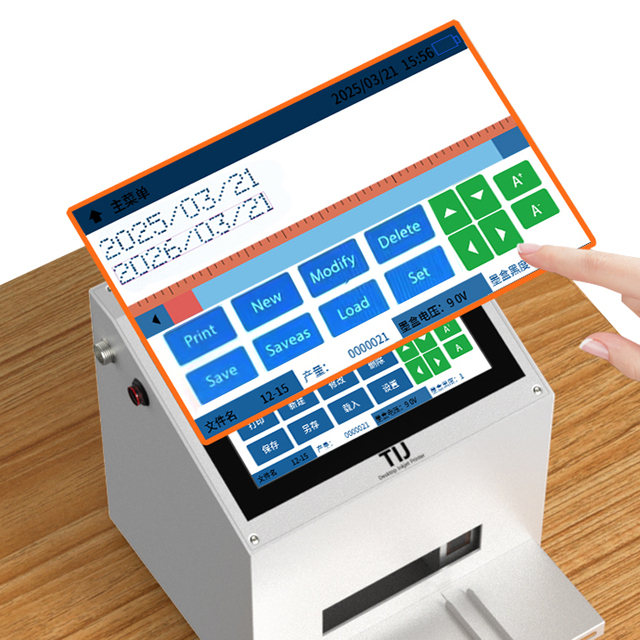 Best Selling Desktop TIJ Inkjet Printer 12.7mm 25.4mm Mini Barcode QR Expiry Batch Date Label Printer 600dpi Automatic