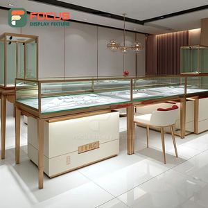 Exhibidores de Joyería Premium Personalizados, Superficie Pulida, Vitrina de Vidrio para Tiendas de Marca - Product Image 2